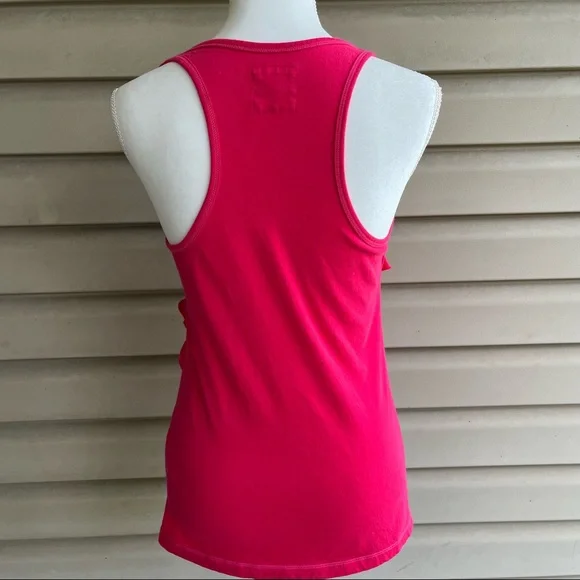 •Hollister• Ruffle Front Racerback Tank Top - Size Medium - Picture 5 of 7